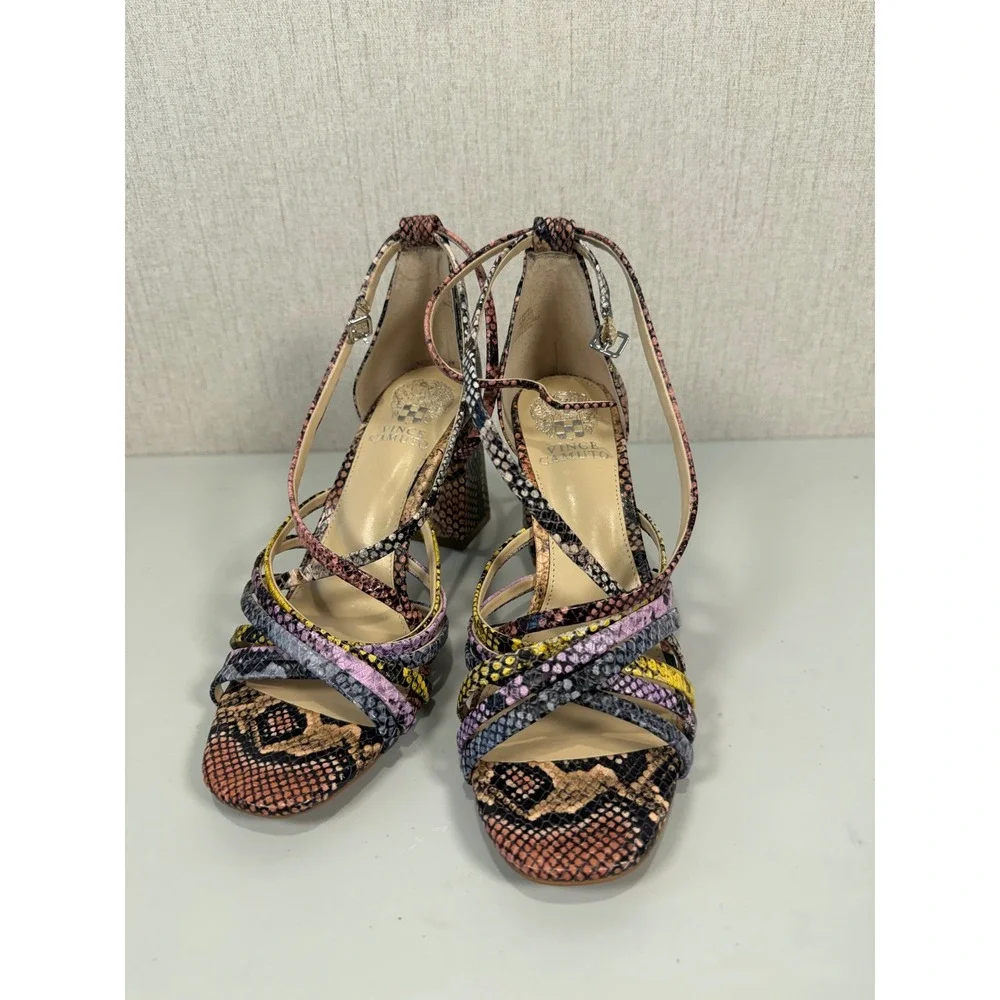 Vince‎ Camuto Womens Dress Heels Shoes   Leather upper size 7.5M